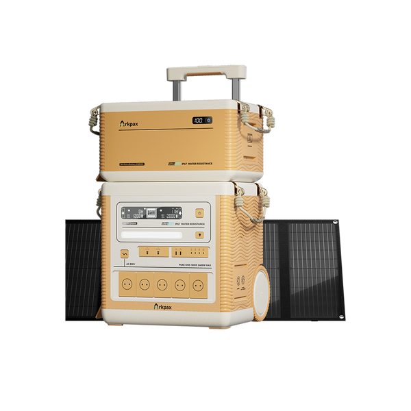 <tc>Arkpax</tc> <tc>Ark PRO</tc>: Générateur solaire de qualité professionnelle, indice de protection IP67

